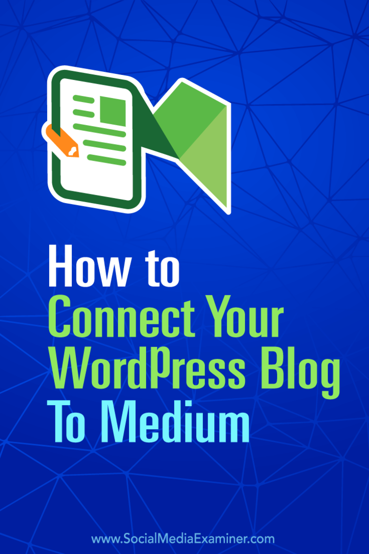 Vinkkejä Wordpress-blogiviestien automaattiseen julkaisemiseen Mediumiin.
