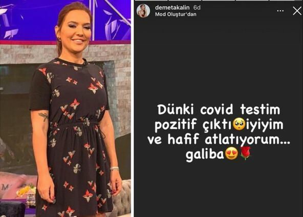 Entisen vaimonsa Okan Kurtin jälkeen Demet Akalın sai kiinni myös koronaviruksen!