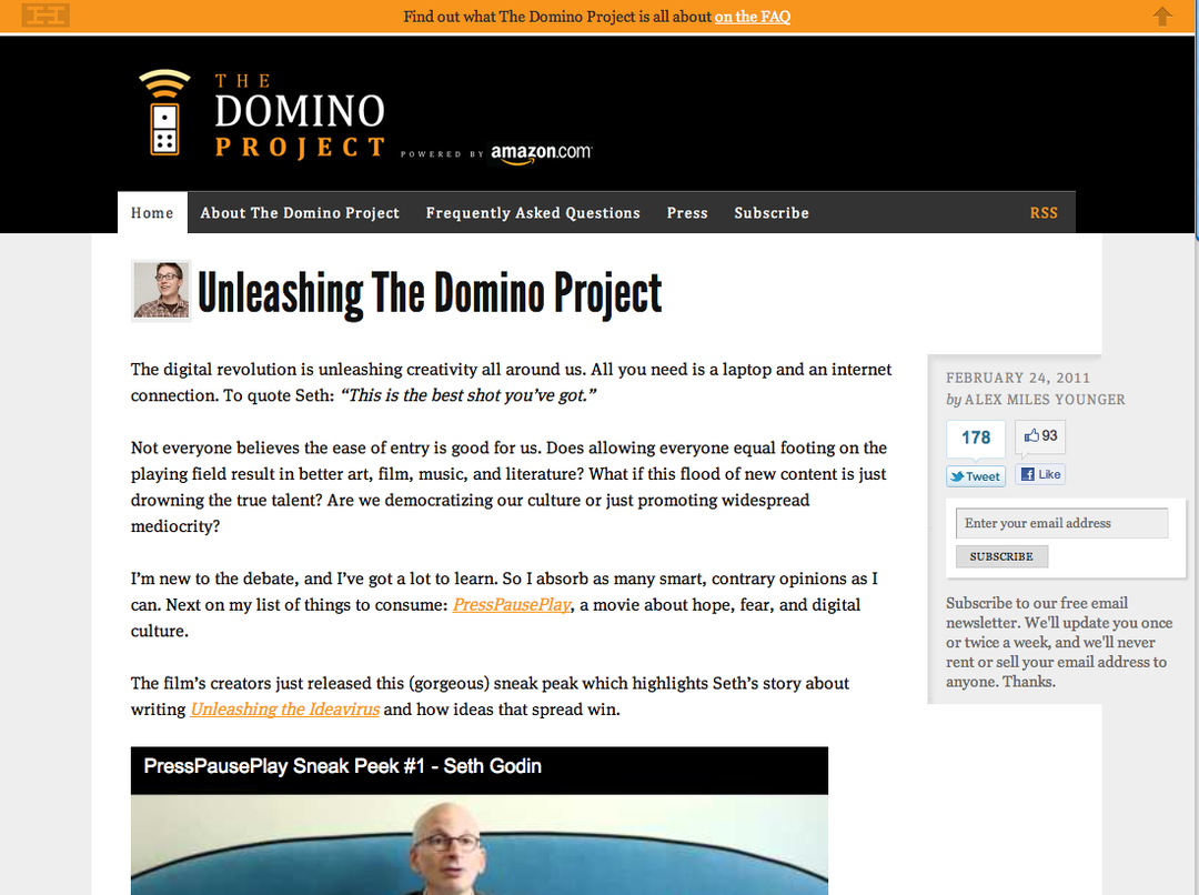 seth domino -projekti