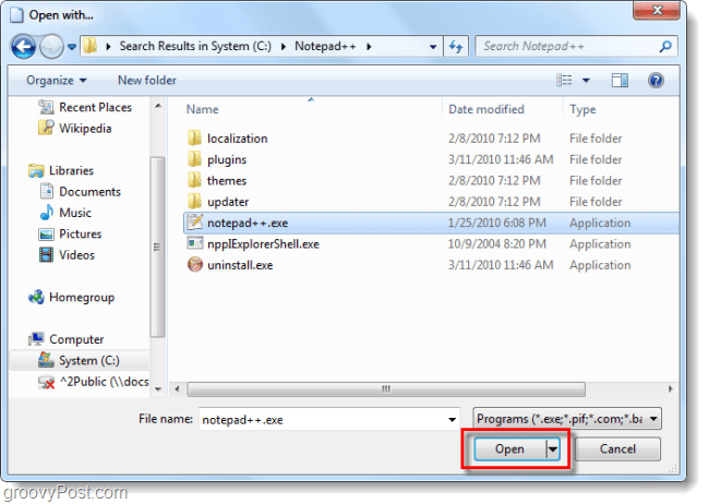 Ohjelmayhdistysten lisääminen tiedostotyyppeihin Windows 7: ssä