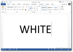 toimisto 2013 vaihda väriteema - valkoinen teema