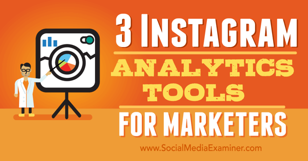 instagram-analyysityökalut markkinoijille