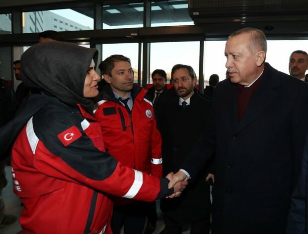 Presidentti Erdogan onnitteli Emine Kuştepeä