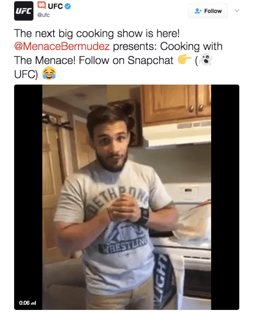 UFC: n videojohtoinen ruoanlaittosarja on suosittu katsojien keskuudessa.