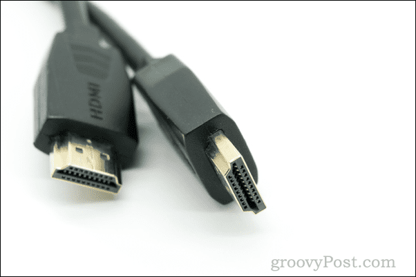 Esimerkki HDMI-kaapelista