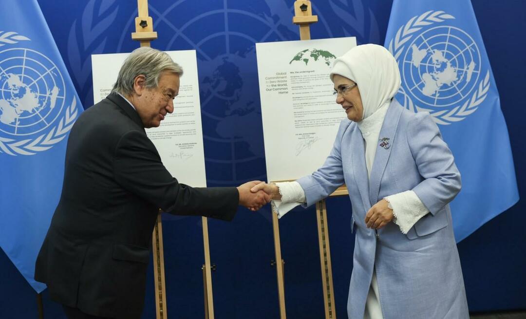 YK: ssa allekirjoitettiin hyväntahdon julistus Emine Erdoğanin hankkeelle, joka näyttää esimerkkiä maailmalle!