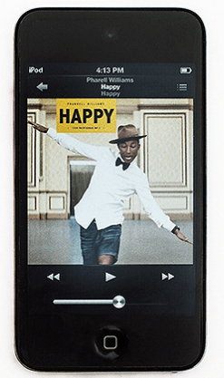 iPod-musiikin siirron onnistuminen