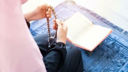 Kuinka tehdä rukous tasbih? Rukoukset ja dhikr luettava rukouksen jälkeen