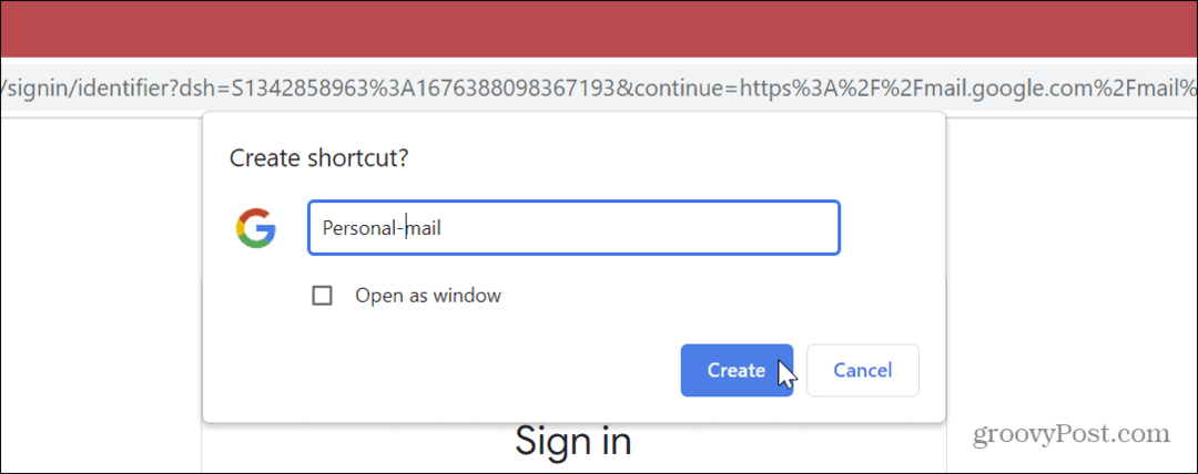 Gmailin lisääminen Windows 11:n tehtäväpalkkiin