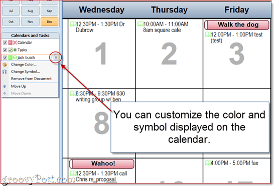 Outlook 2010 -kalenteritulosteiden mukauttaminen