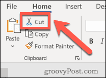 Microsoft Word Cut -painike