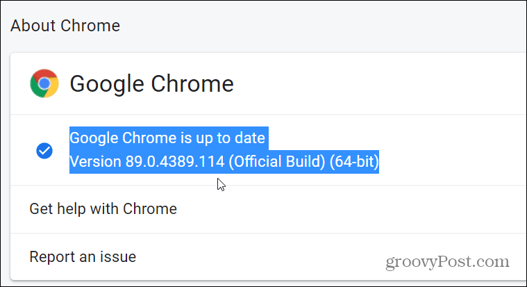 Chrome-versio
