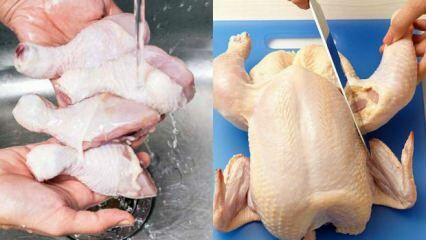 Kuinka leikata koko kana helpoimmin?