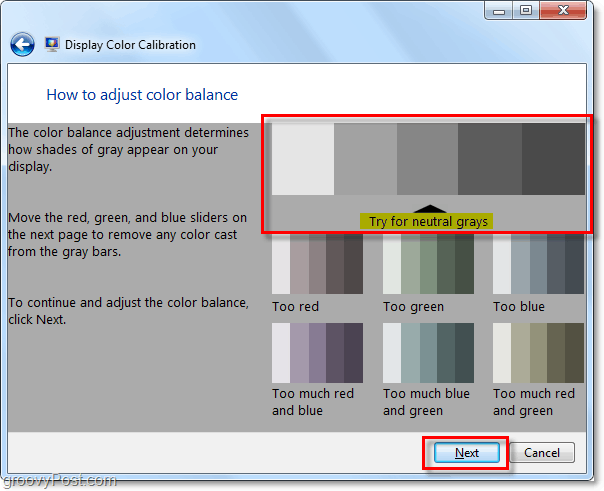 Windows 7 -värivärit on esitetty esimerkissä, yritä sovittaa ne yhteen
