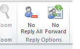 Kuinka estää kaikille vastaaminen Outlook 2010: ssä