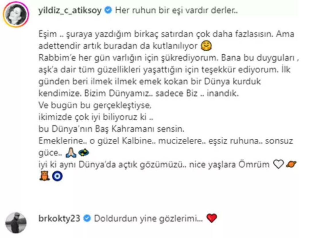 Näin Yıldız Çağrı Atiksoy juhli Berk Oktayn syntymäpäivää
