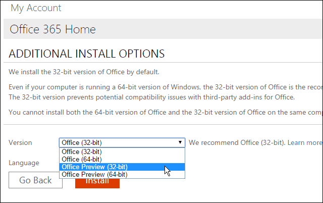 Microsft Office 2016 -esikatselu nyt saatavilla