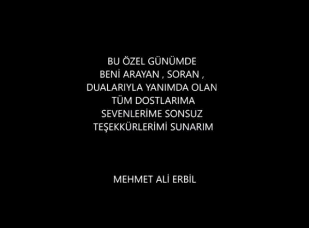 Ensimmäiset sanat Mehmet Ali Erbililtä!
