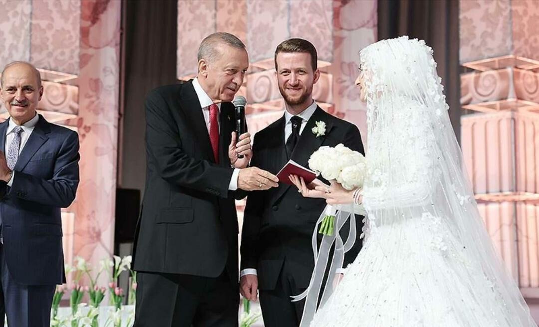 Presidentti Recep Tayyip Erdoğan oli veljenpoikansa häätodistaja!