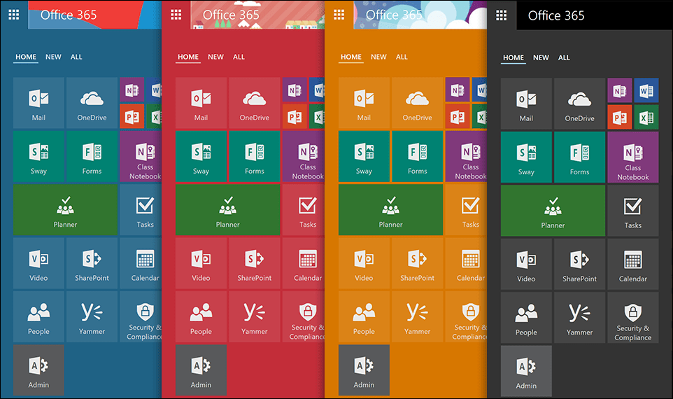 Microsoft päivittää Office 365 -sovelluksen käynnistysohjelman