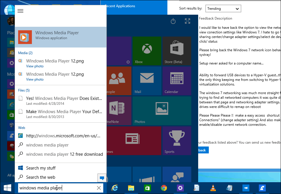 Windows 10 Build 9926 -visuaalinen esittely