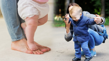 Kuinka helppoa vauvat ovat kävelemässä? Miksi vauvat kävelevät myöhään? Kävelyoireet imeväisillä