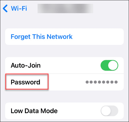 Tarkastele tallennettuja Wi-Fi-verkon salasanoja iPhonessa