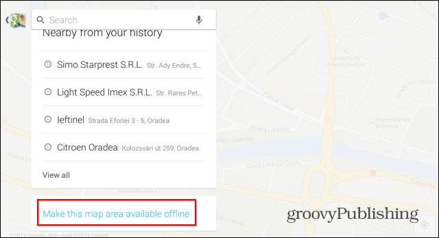 Tallenna Google Maps offline-käyttöä varten ja aloita navigointi heti