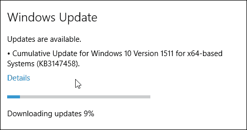 Windows 10 kumulatiivinen päivitys KB3147458