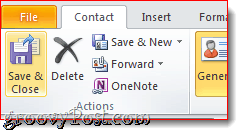 Suunnittele käyntikortit Outlook 2010: ssä