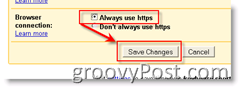 Kuinka SSL otetaan käyttöön kaikilla GMAIL-sivuilla:: groovyPost.com
