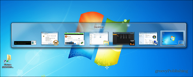 Sovellusten vaihto Windows 7