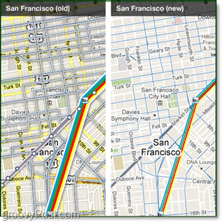 google transit maps -vertailu