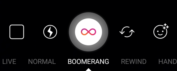 Käytä Boomerangia muuttaa sarjan valokuvia silmukoitavaksi videoksi.
