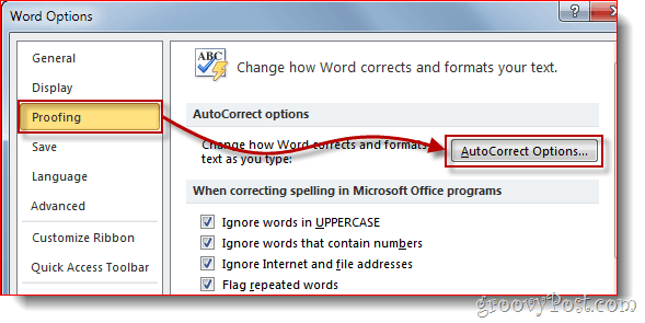 Word 2010 -testausvalikko