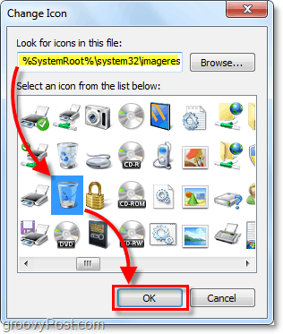 etsi imageres.dll-tiedosto Windows 7: stä