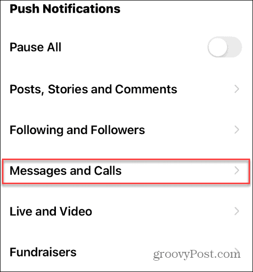 instagram viestit ja puhelut