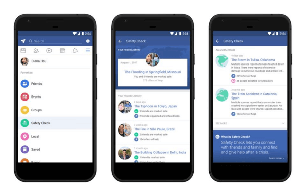 Facebook tarjoaa pian erityisen turvatarkastuksen, jossa käyttäjät voivat nähdä, missä se on äskettäin aktivoitu, saada tarvitsemasi tiedot ja mahdollisesti auttaa kärsineillä alueilla.