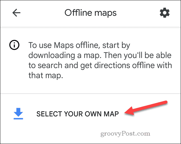 Offline-Google Maps -kartan luominen