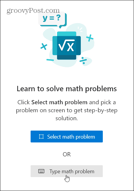 Kirjoita Math Problem Edge