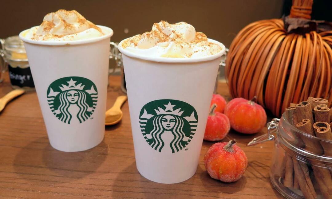 Kuinka monta kaloria Pumpkin spice lattessa? Nostaako kurpitsa latte painoa? Starbucks Pumpkin spice latte