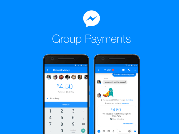 Facebook-käyttäjät voivat nyt lähettää tai vastaanottaa rahaa ihmisryhmien välillä Messengerissä.