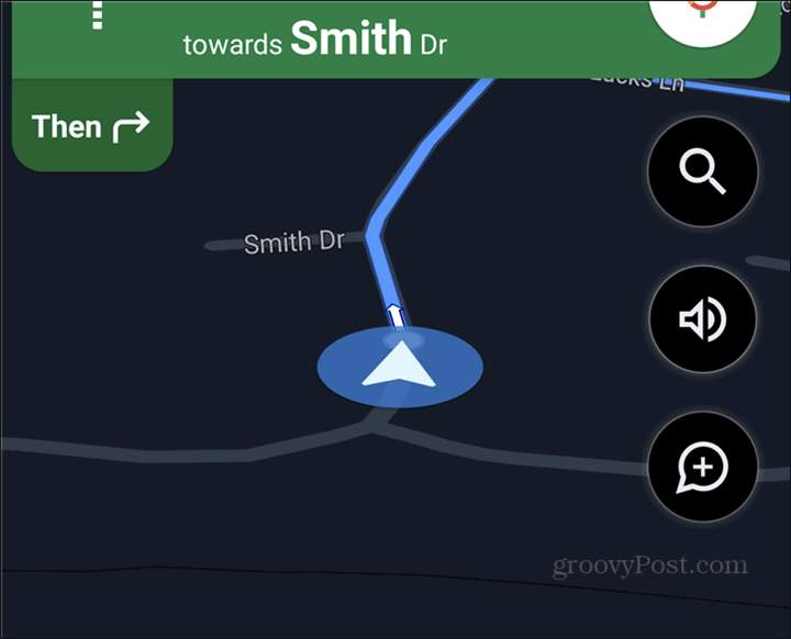 Google Maps -autosymboli navigoi