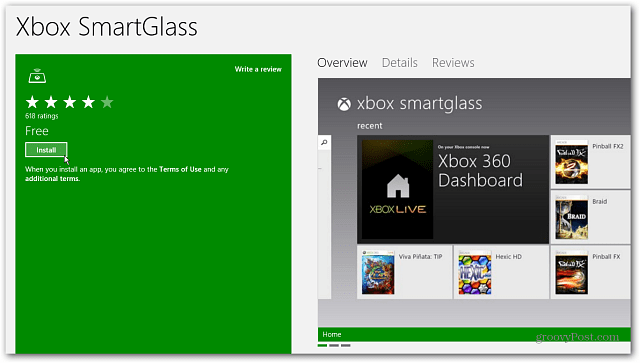 Asenna Xbox SmartGlass