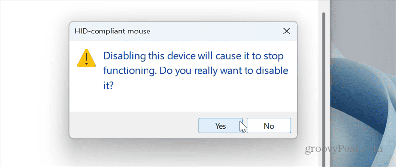 Poista kosketuslevy käytöstä Windows 11:ssä