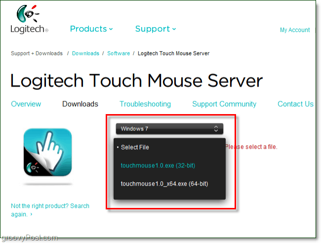 logitech touch hiiren lataus tietokoneelle