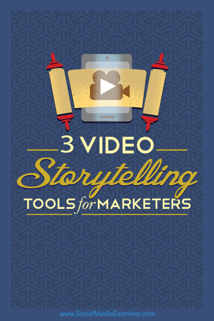Vinkkejä kolmesta työkalusta, joissa on vaiheittaiset oppaat, joiden avulla sosiaaliset markkinoijat voivat luoda kauniita videoita.