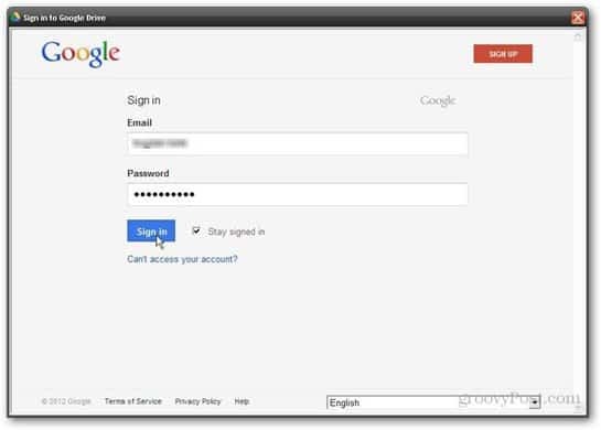 Google-aseman käyttäjänimi