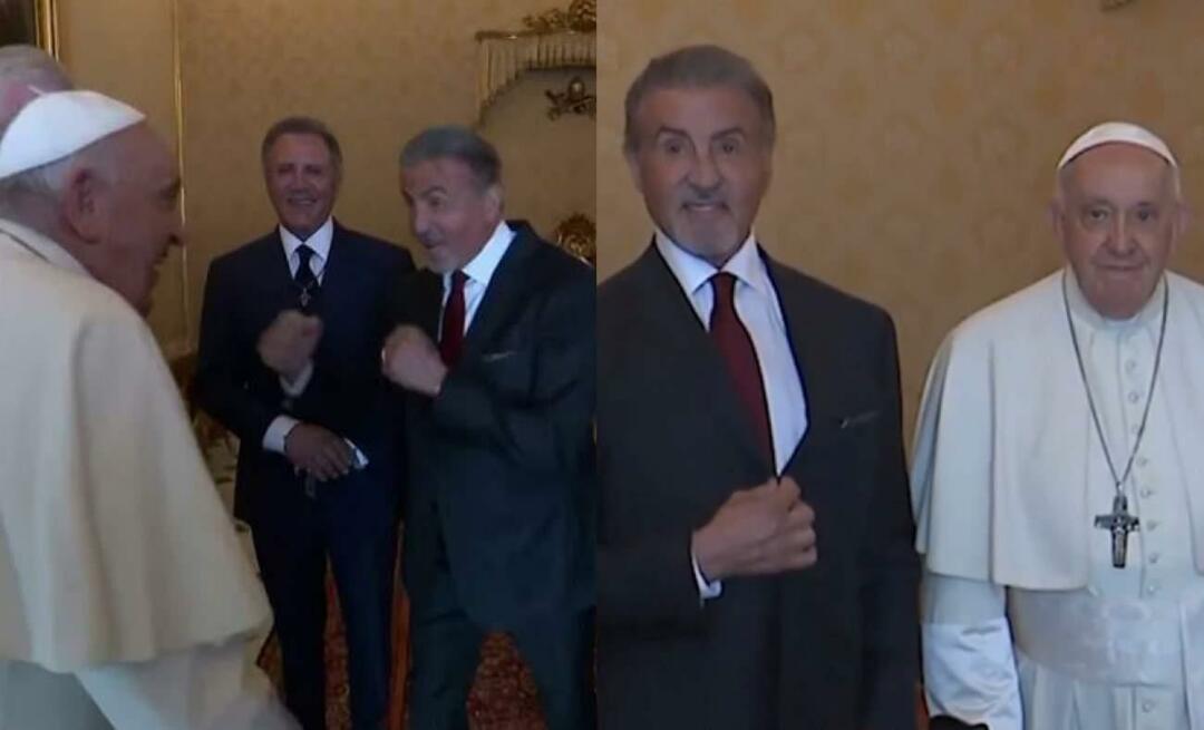 Rocky-tähti Sylvester Stallone haastoi paavi Franciscuksen!