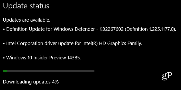 Windows 10 Preview Build 14385 julkaistu PC- ja mobiililaitteille